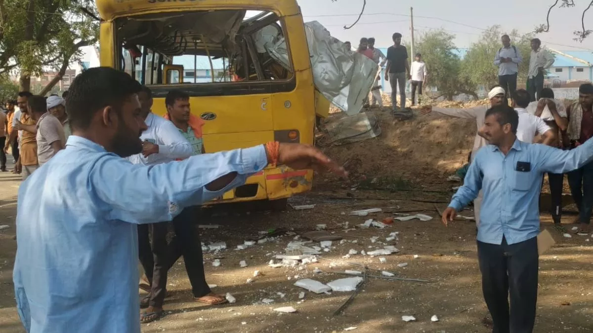 Mahendragarh School Bus Accident