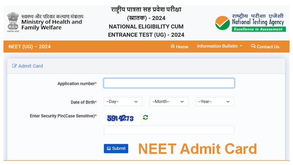 NEET UG 2024 Exam